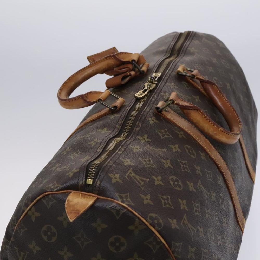 LOUIS VUITTON Monogram Keepall 55 Boston Bag M41424 LV Auth EC703 - Picture 6 of 16